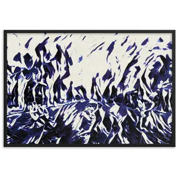 DANCE ME LIKE THE RAIN THAT BURNING OUT THE FIRE AROUND ME Framed Poster