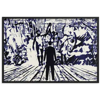 I SAW MY ENTIRE LIFE PASS THROUGH YOUR EYES Special Edition Framed Poster
