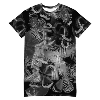 Butterfly Effect T-shirt Dress by Gianneli