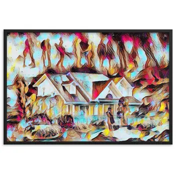 I WAS WAITING FOR YOU IN THE DREAM YOU HAD SEEN Special Edition Framed Poster