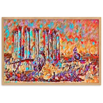 WHEN ALEXANDER THE GREAT ENTERED EPHESUS V2 Superior Framed Poster