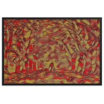 TO SEE MY HEART YOU MUST FIRST DIVE INTO MY TRUTH J.L VELVET Framed Poster