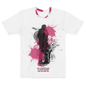 RETRO SAXOPHONΕ Men's t-shirt by Gianneli