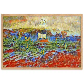 AS YOU SET OUT FOR ITHACA Premium Framed Poster