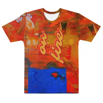 ON FIRE Men's t-shirt by Gianneli