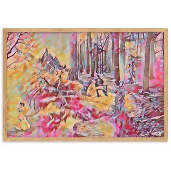 AMONG THE FOUR SEASONS YOU ARE THE FIFTH SENSE Special Edition Framed Poster