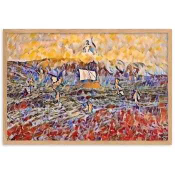 AS YOU SET OUT FOR ITHACA Superior Framed Poster