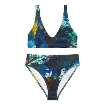 Gianneli Colours Recycled High Waisted Bikini
