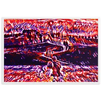 SEEING THE DAWN THROUGH THE DREAM SUPERIOR Framed Poster