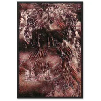 WHEN POSEIDON ASKED THE WAVES TO DANCE PREMIUM Framed Poster