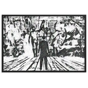 I SAW MY ENTIRE LIFE PASS THROUGH YOUR EYES Special Edition Framed Poster