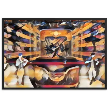 WHEN YOUR SENSES DANCE WITH MY MOMENTS JL.AK PREMIUM Framed Poster