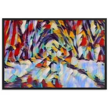 LOVE IS WHEN YOU CAN SEE WITHIN ME A.K PREMIUM Framed Poster