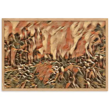 DANCE ME LIKE THE RAIN THAT BURNING OUT THE FIRE AROUND ME Velvet Framed Poster