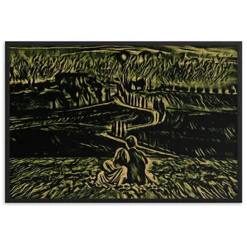 SEEING THE DAWN THROUGH THE DREAM SUPERIOR Framed Poster