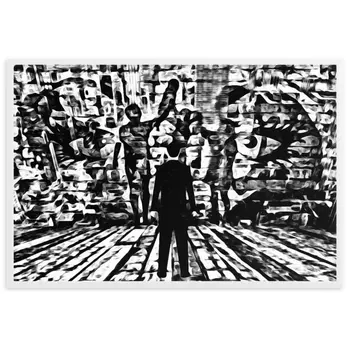 I SAW MY ENTIRE LIFE PASS THROUGH YOUR EYES Special Edition Framed Poster