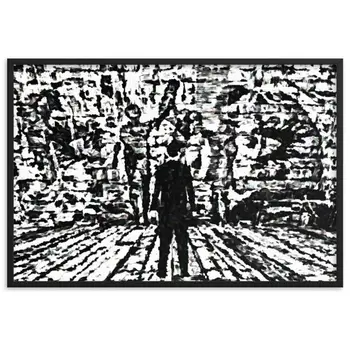 I SAW MY ENTIRE LIFE PASS THROUGH YOUR EYES Special Edition Framed Poster
