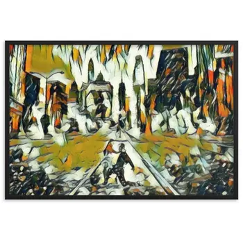YOU ARE THE RHYTHM THAT STILL DANCES WITHIN ME SUPERIOR Framed Poster
