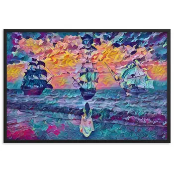 DISCOVER ME AGAIN Premium Framed Poster