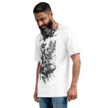 WATER AND SOIL Men's t-shirt by Gianneli
