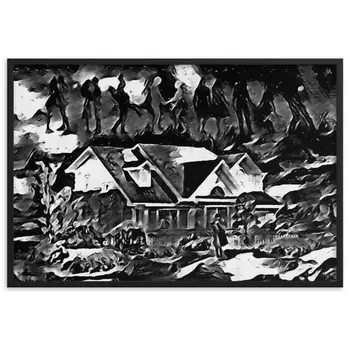 I WAS WAITING FOR YOU IN THE DREAM YOU HAD SEEN Special Edition Framed Poster