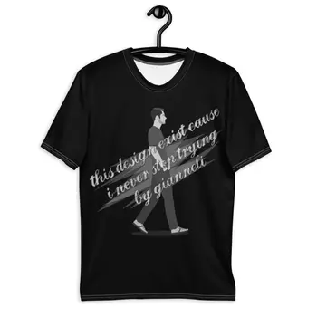 KEEP TRYING Men's t-shirt by Gianneli