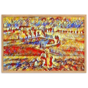 SEEING THE DAWN THROUGH THE DREAM SUPERIOR Framed Poster