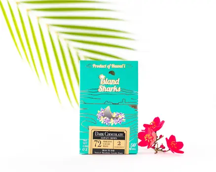 72% Hawai'i Island Grown Cacao Dark Chocolate