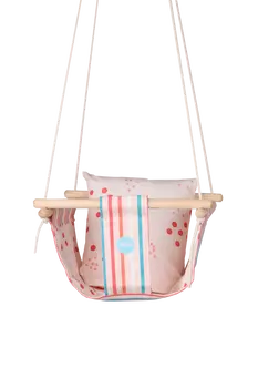 Pink Stripes BabySwing