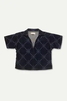 Art of Mending Blue Denim Shirt