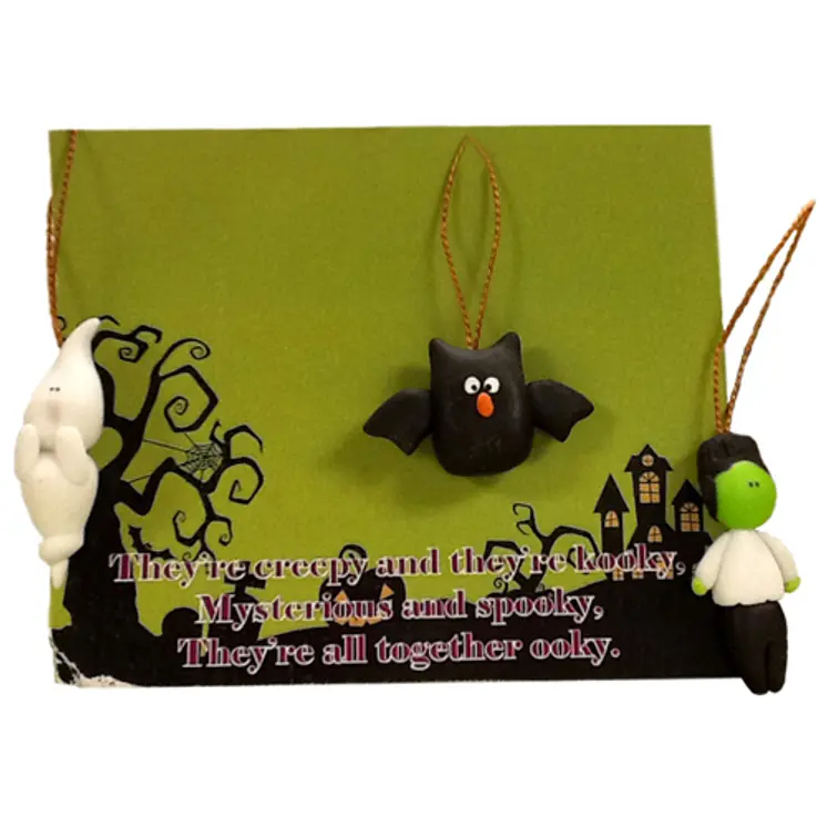 Halloween Creepy Friend Ornaments from Marzipan