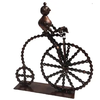 Cyclist Junkyard Sculpture