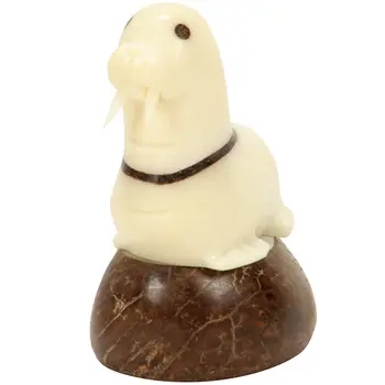 Walrus Tagua Nut Figurine