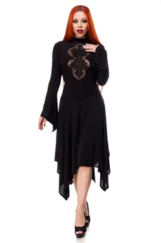 Dress with lace insert 90520 - 4XL