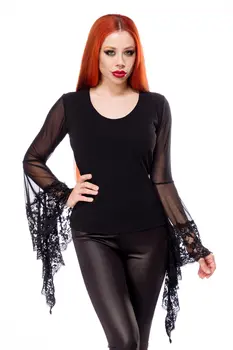 longsleeve Shirt with lace 90522 - 4XL