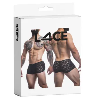 schwarzer Trunk Boxer Shorts L4CE05 - XL