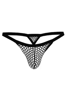 Black Thong Panel RAV123 - XL