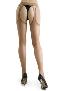 open tights Gina nature T7
