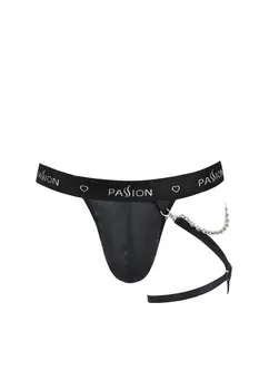 black Men Sting with leg harness 058 - 2XL/3XL