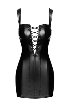 F363 Vixen Lace-Up Mini Dress - 3XL