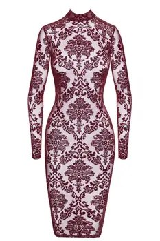 F384 Kink Royal midi dress red - 3XL