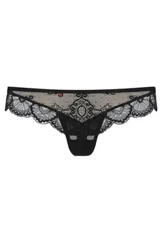 853-THO-1 Thong black - L/XL