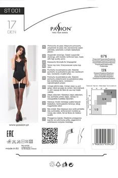 Strümpfe ST001 schwarz - 5