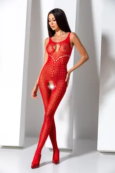 red ouvert Bodystocking BS078 - S/L