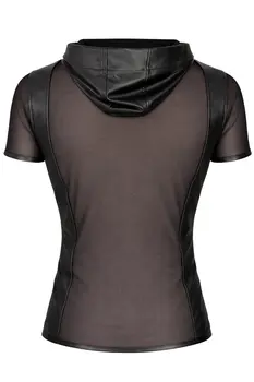 Herren Kapuzen T-Shirt ADGinter001 schwarz - 2XL