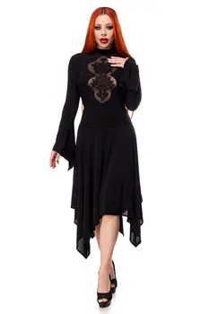 Kleid mit Spitzeneinsatz 90520 - 4XL