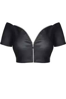 schwarzes Damen-Top BRMarina001 - XXL