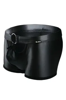 schwarzer Wetlook Boxer BL4CK03 - XL