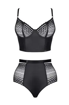 schwarzes Set LXYessenia001 - XXL