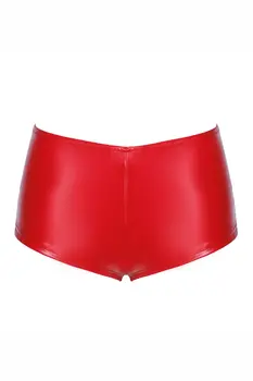 F356 Wetlook Shorts rot - 3XL